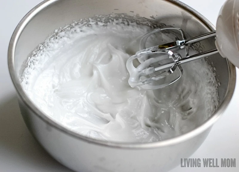 whipped aloe vera gel, coconut oil and essential oils