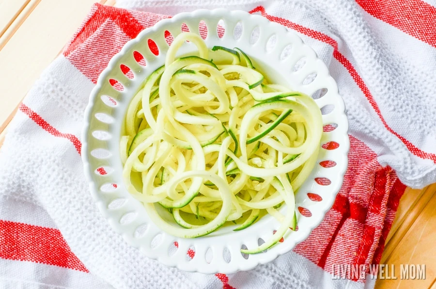 healthy pasta alternative zucchini zoodles