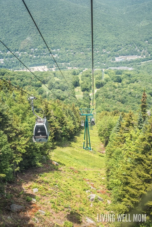 Loon Mountain in Lincoln, New Hampshire has everything you need for unforgettable family memories. From a gentle gondola ride 3000 feet to the summit with glacial caves and beautiful scenery to an adventure park with a climbing wall, bungee trampoline, zipline, and more, there's even an Aerial Forest Adventure Park with rope courses for the brave! Find out our family's experience here: