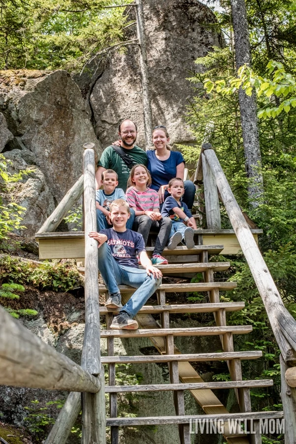 Loon Mountain in Lincoln, New Hampshire has everything you need for unforgettable family memories. From a gentle gondola ride 3000 feet to the summit with glacial caves and beautiful scenery to an adventure park with a climbing wall, bungee trampoline, zipline, and more, there's even an Aerial Forest Adventure Park with rope courses for the brave! Find out our family's experience here: