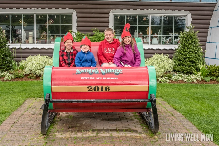 Looking for a great place to visit with your family? Here’s 12 awesome reasons why you should visit Santa’s Village in Jefferson, New Hampshire: A charming family theme park set in beautiful mountains, there’s rides for all ages, shows, Santa himself and real live reindeer! You’ll come away with family memories to cherish for years!