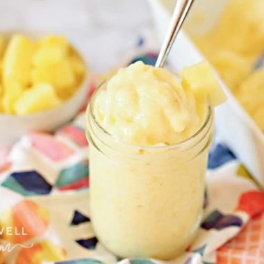 pineapple ice cream with bananas