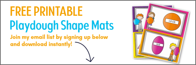 sign up form for playdough shape mats