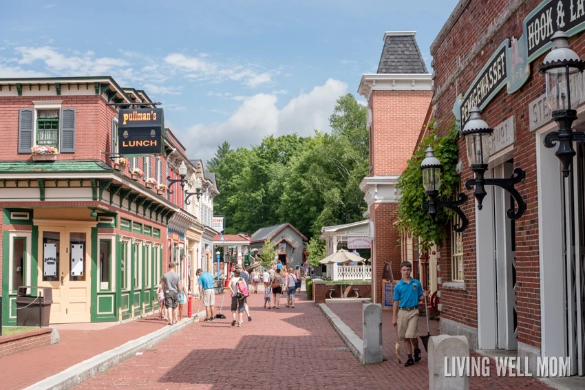 With a little history and a lot of fun, the whole family will have an unforgettable time at Clark's Trading Post in Lincoln, New Hampshire. There's a steam locomotive train ride, live black bear show, water raft ride, the Wolfman, a Mystical Mansion, and so much more! Read our family's review here: