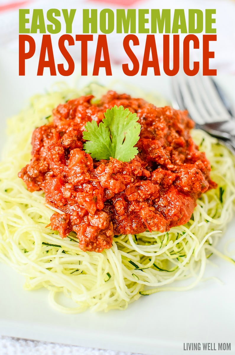 Easy Homemade Pasta Sauce with Meat