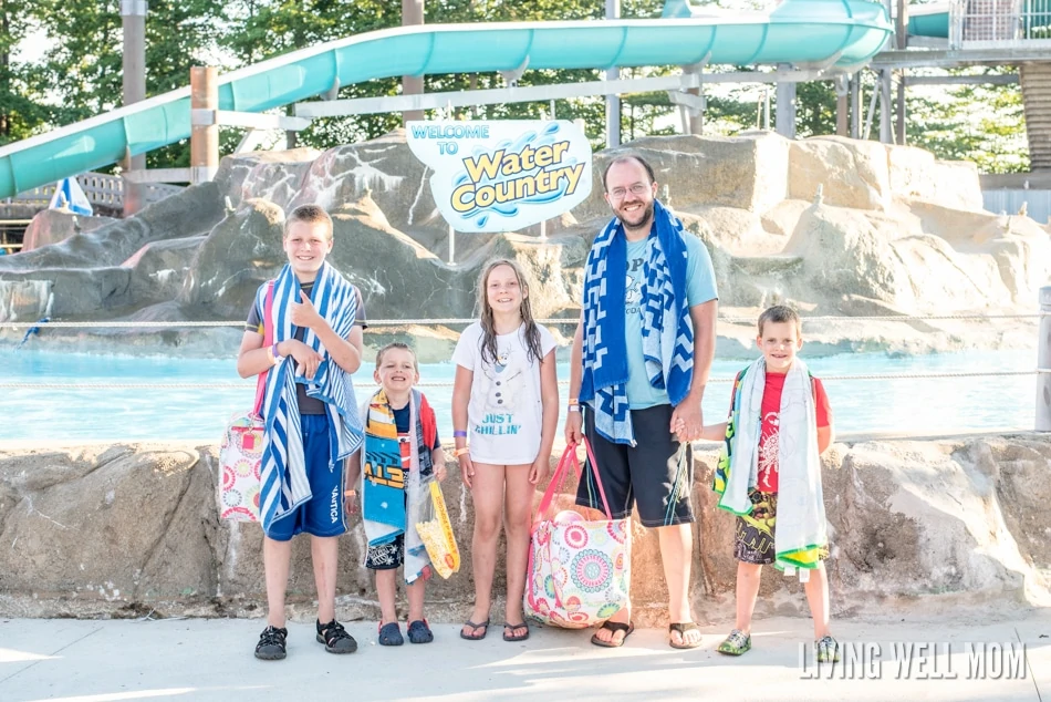 family at Water Country