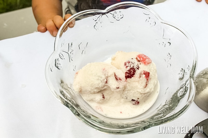 Looking for a different kind of activity for your kids? Try this easy coffee can ice cream! It’s simple to make and children will love making their own homemade ice cream as they shake and kick the coffee can! Get the easy recipe here: