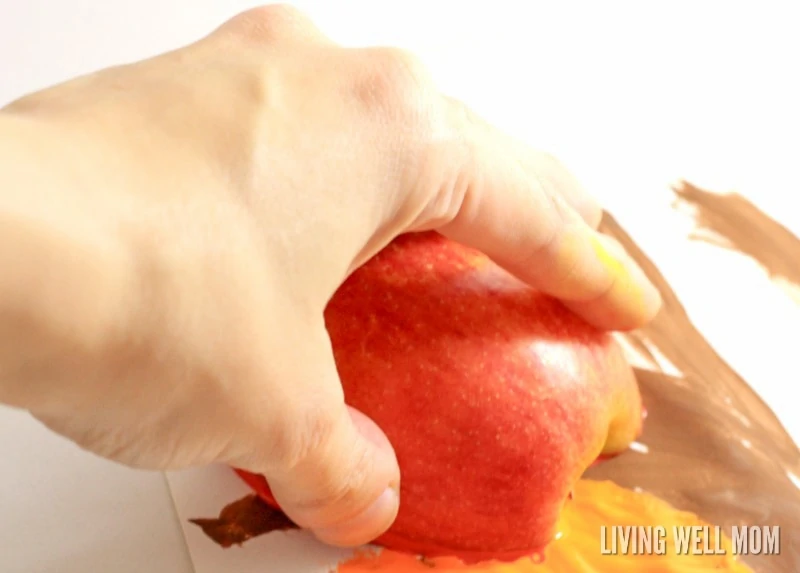 Apple stamping is a fun way for preschoolers to explore art. Make a colorful fall tree with apple stamping for a craft you'll be proud to display!