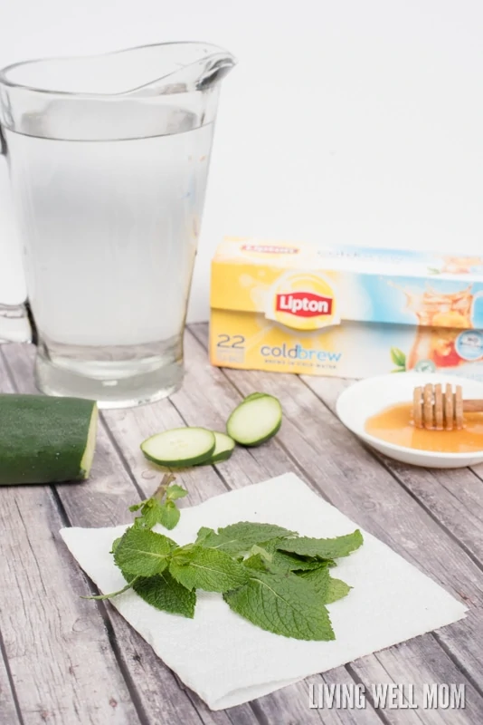 Lightly sweetened with a touch of honey, this Cucumber Mint Iced Tea recipe is simple to make and the perfect way to add a refreshing twist to an iced tea.