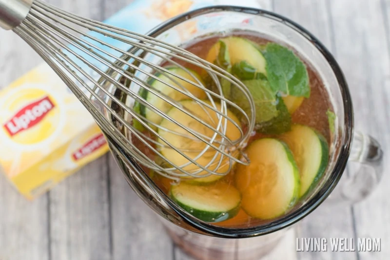 Lightly sweetened with a touch of honey, this Cucumber Mint Iced Tea recipe is simple to make and the perfect way to add a refreshing twist to an iced tea.