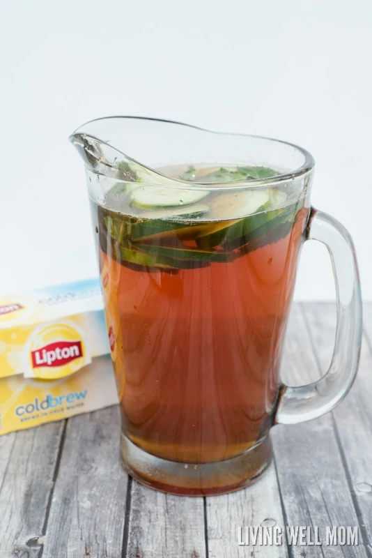 Lightly sweetened with a touch of honey, this Cucumber Mint Iced Tea recipe is simple to make and the perfect way to add a refreshing twist to an iced tea.