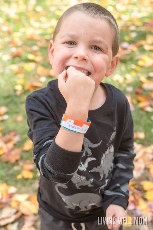 Kids on sale id bracelet