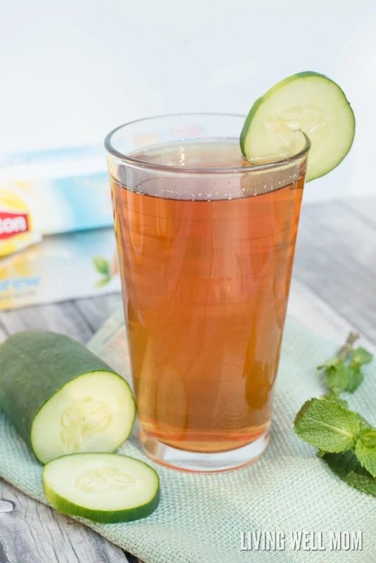 Lightly sweetened with a touch of honey, this Cucumber Mint Iced Tea recipe is simple to make and the perfect way to add a refreshing twist to an iced tea.