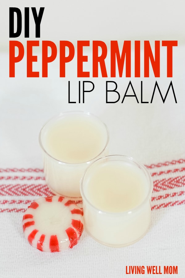 Easy 3 Ingredient DIY Peppermint Lip Balm
