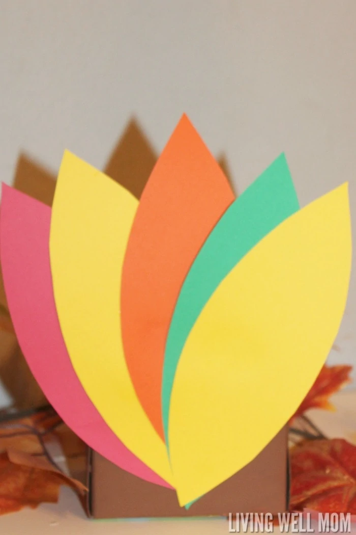Thankful Turkey Box - this Thanksgiving activity is a fun way to teach kids how to count blessings and discover how much you have to be thankful for. Add “thankful” slips each day and open the box on Thanksgiving day! 