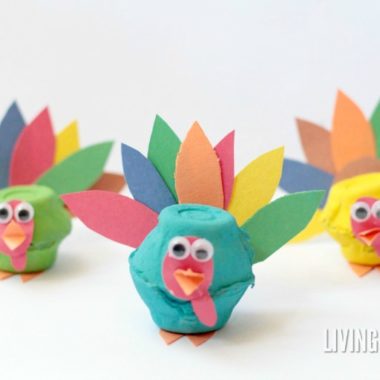 Thanksgiving is all about thankfulness, the Pilgrims, and of course, turkeys! These adorable egg carton turkeys will be the delight of any kid creator.
