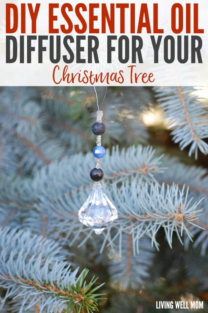 This DIY Essential Oil Diffuser is a great all-natural way to add that lovely pine scent to your fake Christmas tree. It’s simple to make and pretty - the diffuser looks like a pretty bead ornament! 