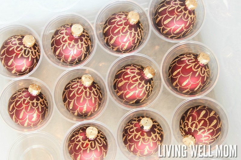 Looking for a way to safely store your breakable Christmas ornaments without the fancy systems? Here’s how to do it with supplies you probably already have at home! Simple organization