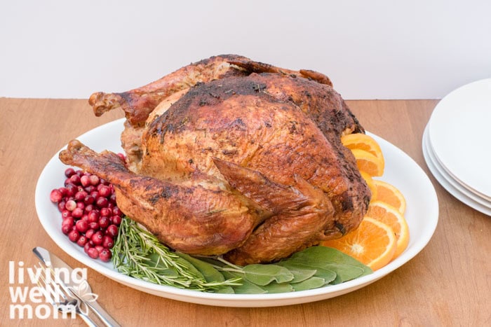 orange herd-roasted turkey