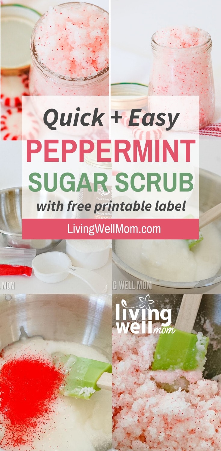 Homemade Peppermint Sugar Scrub in 5 Minutes