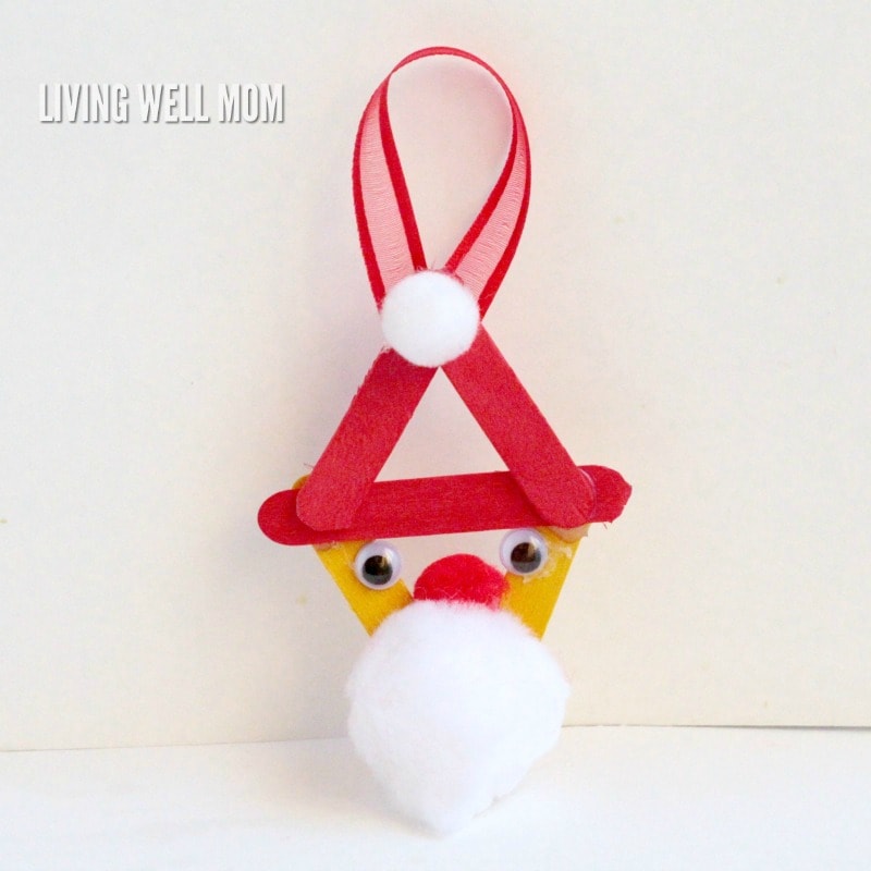 Simple Popsicle Stick Ornaments for Kids to Make