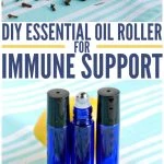 essential oil bottles and roller bottles photo collection for immune support blend