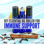 DIY Essential Oil Roller for Immune Support - an effective all-natural way to stay healthy or recover more quickly from illness: an easy-to-make essential oil blend that can help strengthen your immune system!
