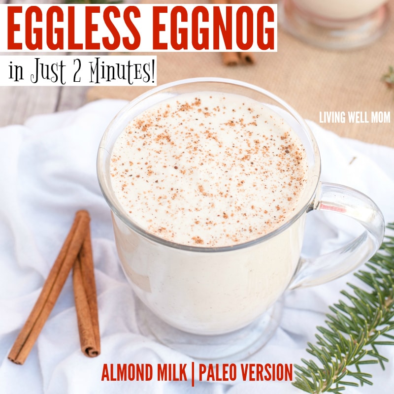 Simple Vegan Eggnog in 2 Minutes (Eggless, DairyFree)