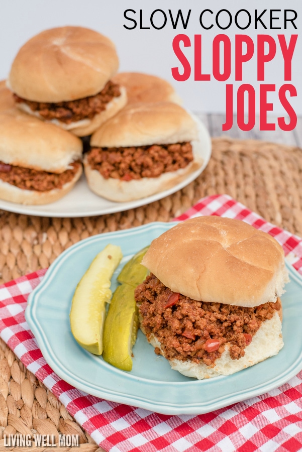 Slow Cooker Sloppy Joes - A Pretty Life In The Suburbs