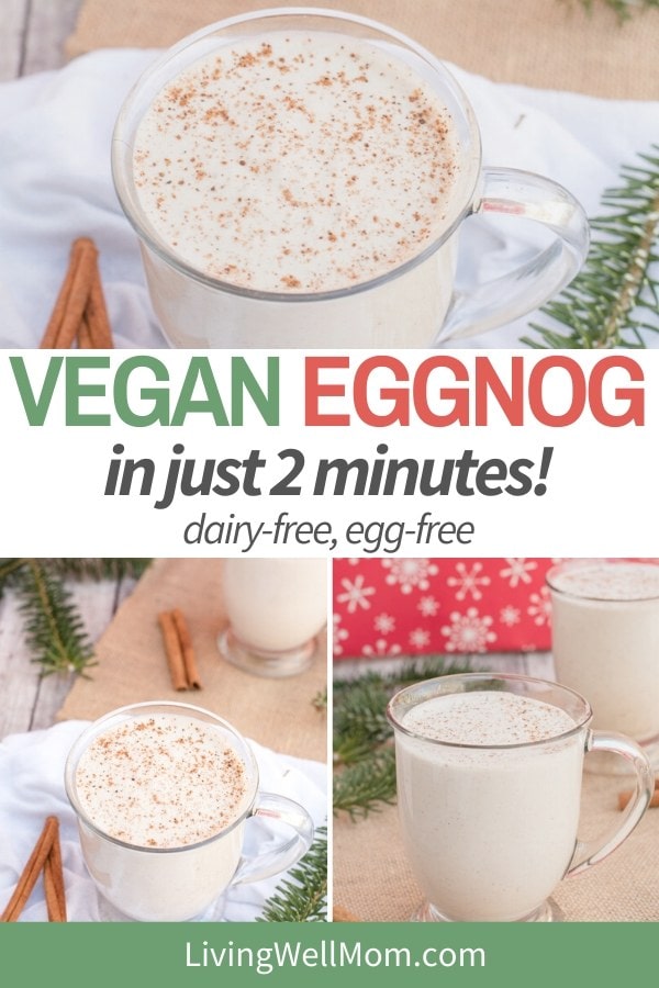 Simple Vegan Eggnog in 2 Minutes (Eggless, Dairy-Free)