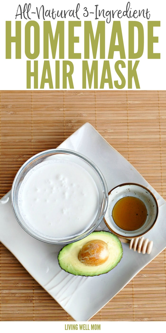 Deep condition and restore dull hair with this simple 3-ingredient, all-natural homemade hair mask. It’s gentle and easy enough to use on kids too!