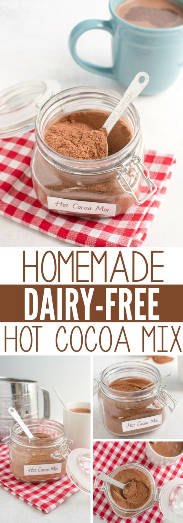 How to Make Dairy-Free Hot Chocolate Mix (Easy, 3-Ingredients, Vegan)