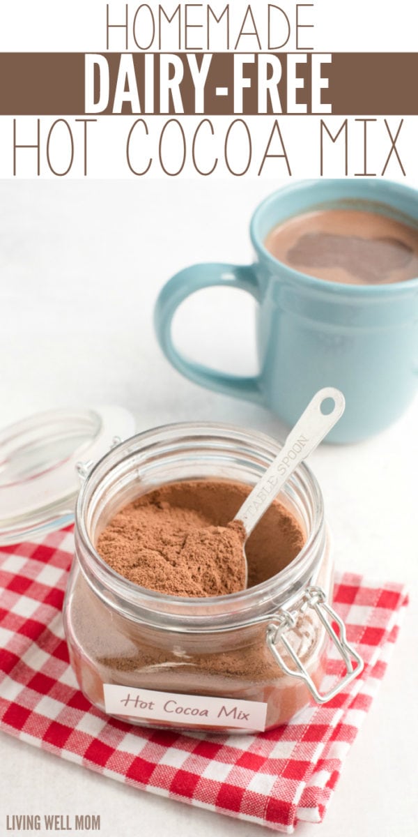 How to Make Dairy-Free Hot Chocolate Mix (Easy, 3-Ingredients, Vegan)