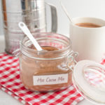 Looking for a hot cocoa mix without the junk ingredients? This homemade mix has 3 simple dairy-free ingredients and takes just 5 minutes to make! With no refined-sugar, this recipe gets two thumbs up from kids and moms!