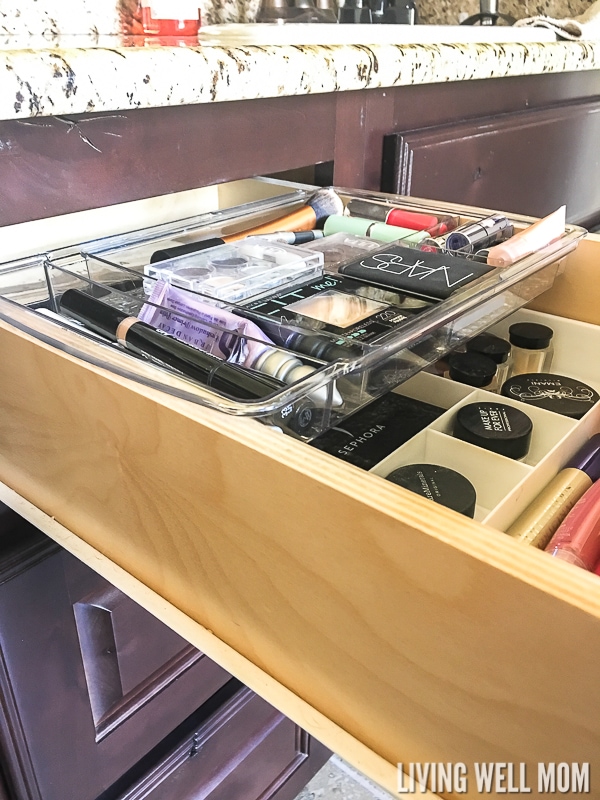 clear makeup drawer organizer 
