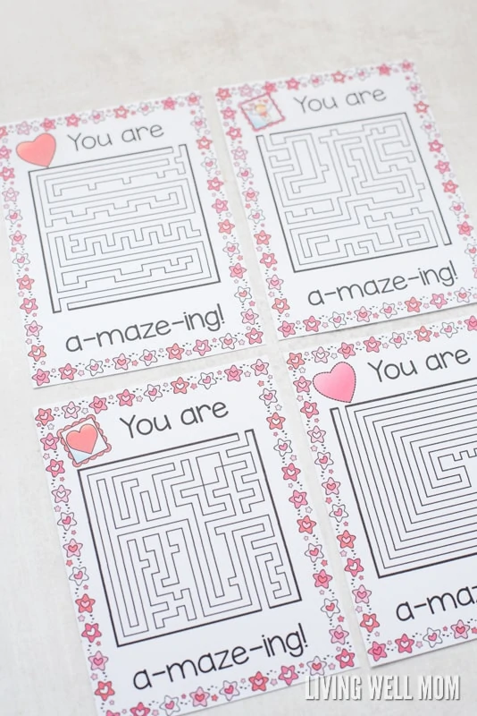 10 Valentine Maze Printables: Free & Easy Print! - The Simple Homeschooler