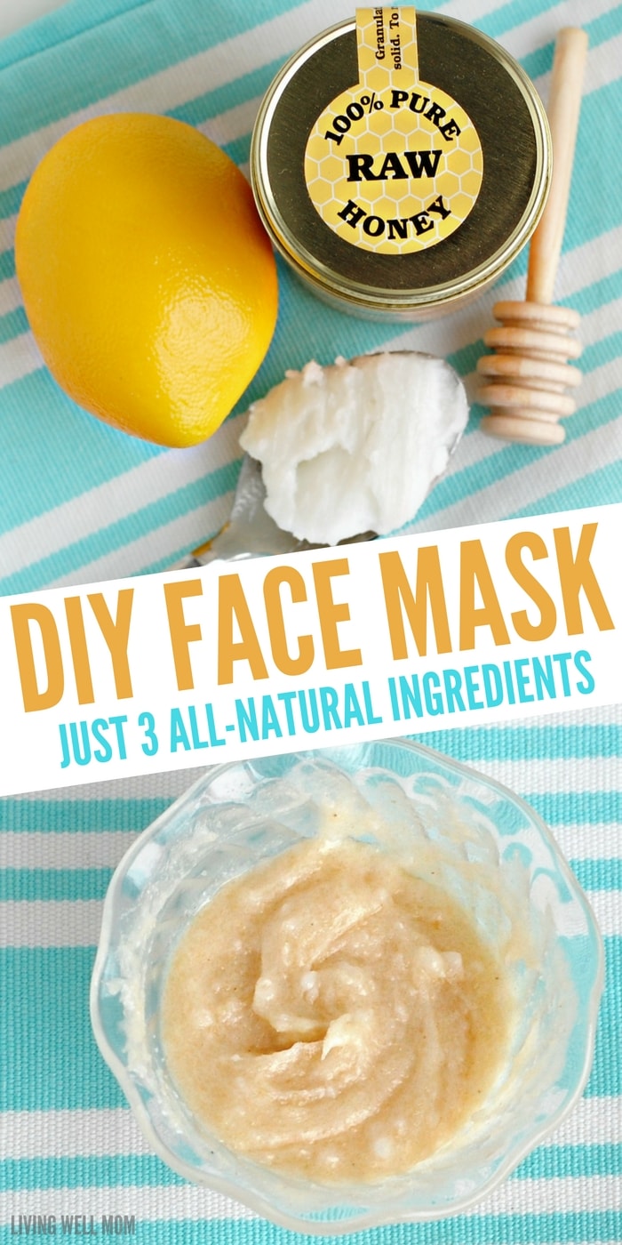 With just 3 simple all-natural ingredients, this DIY face mask will take you just 2 minutes to make and your skin will be moisturized and even glowing!