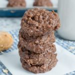 No-Bake Chocolate Peanut Butter Cookies require just 5 minutes of prep time. This easy dairy-free, gluten-free recipe is so delicious, kids and adults alike will gobble up these cookies!