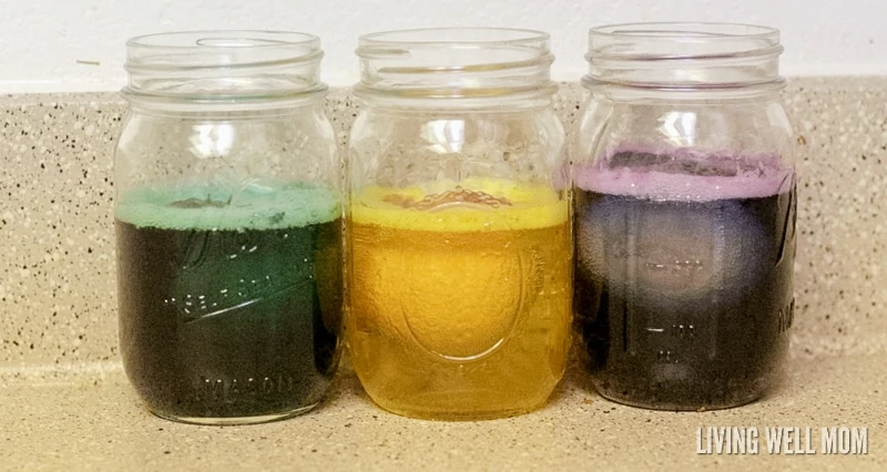 Transform your kitchen into a science lab with these colorful dyed rubber eggs! Make these as a fun twist on dyed Easter eggs or a science experiment. Either way, you won’t believe how easy it is!