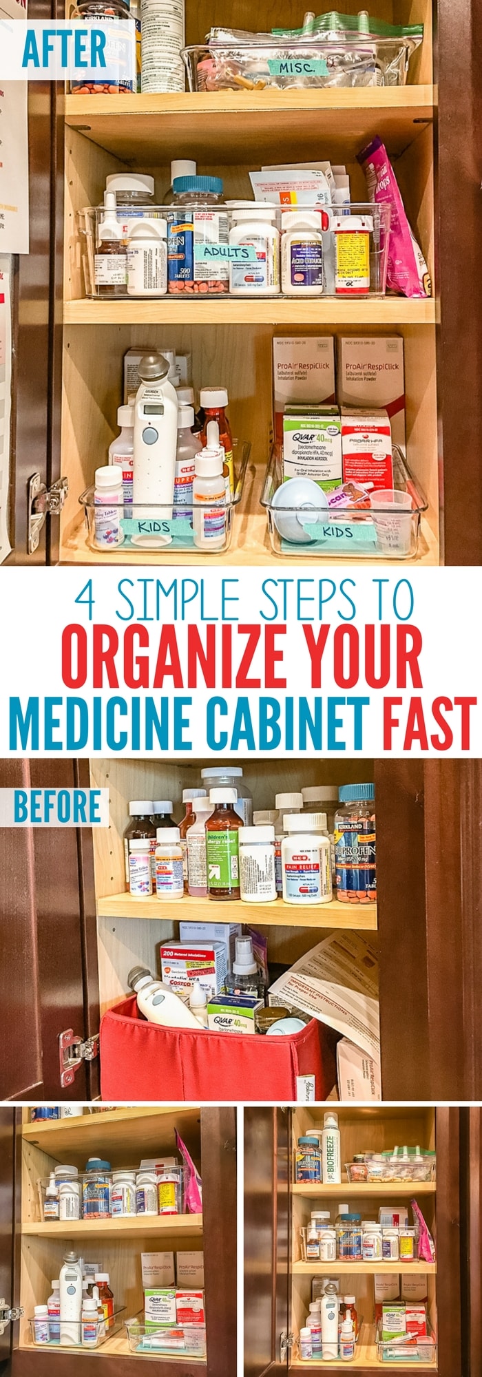 4 Simple Steps To Organize Your Medicine Cabinet Living Well Mom