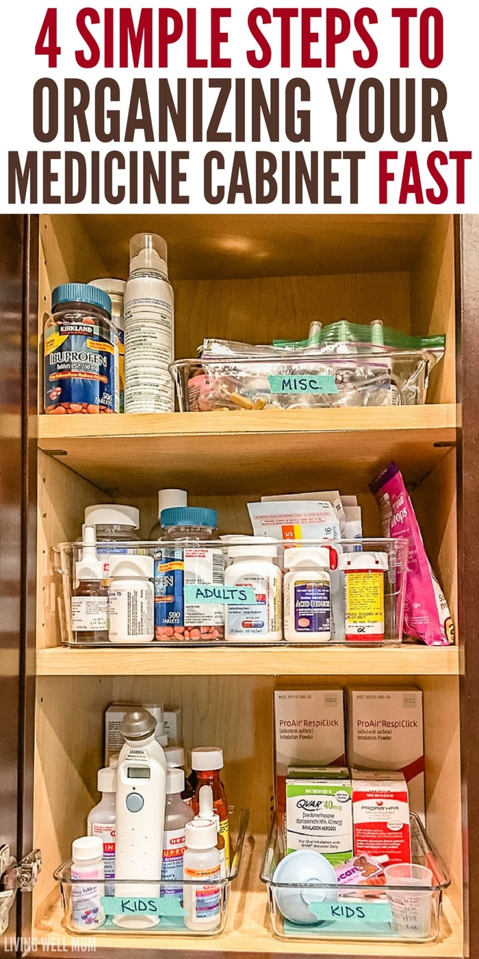 4 Simple Steps To Organizing Your Medicine Cabinet Fast Main 