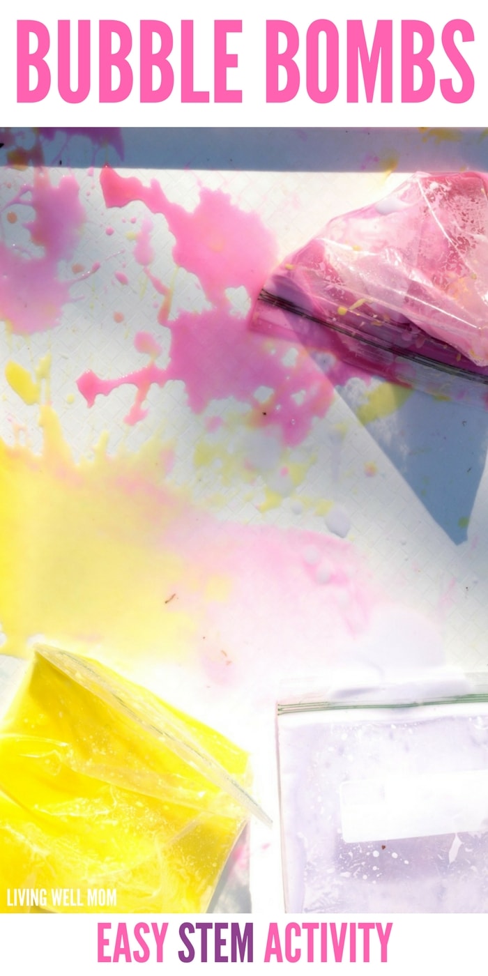 Colorful Exploding Bubble Bombs STEM Fun for Kids
