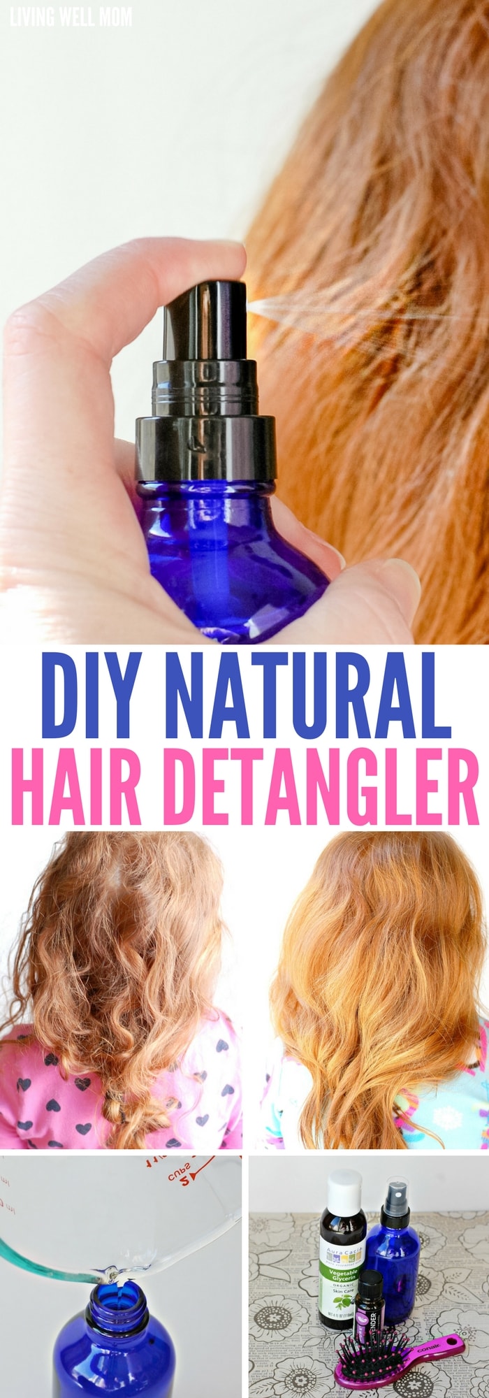 DIY Natural Hair Detangler with Essential Oils