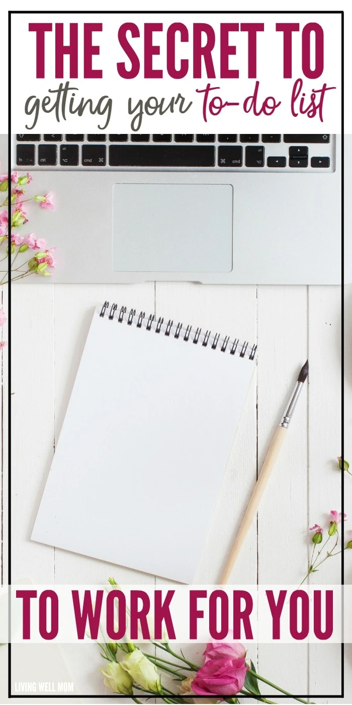 The secret to getting your to-do list to work for you. If you've ever struggled with the frustration of not completing your to-do list, these 3 simple steps + insightful secret will change your life.