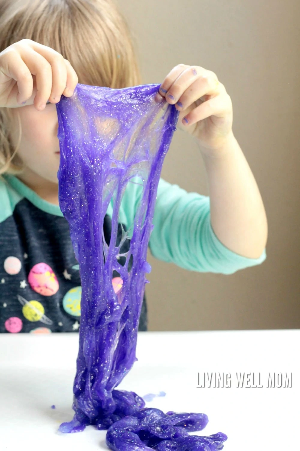 How To Make Glitter Slime - Must Have Mom