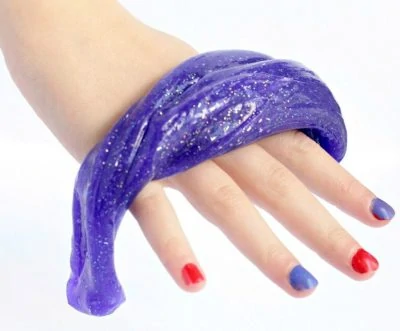 homemade glitter glue slime