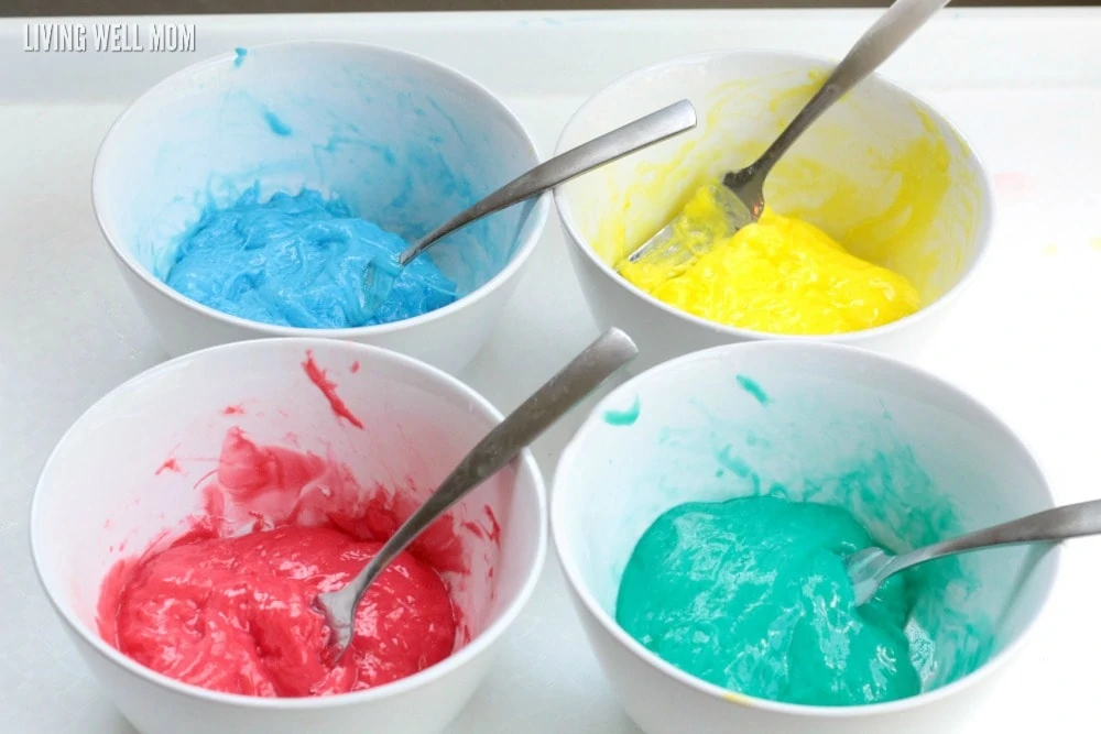 This easy colorful rainbow gak activity is a fun sensory activity kids of all ages will love! Find the easy step by step tutorial here.