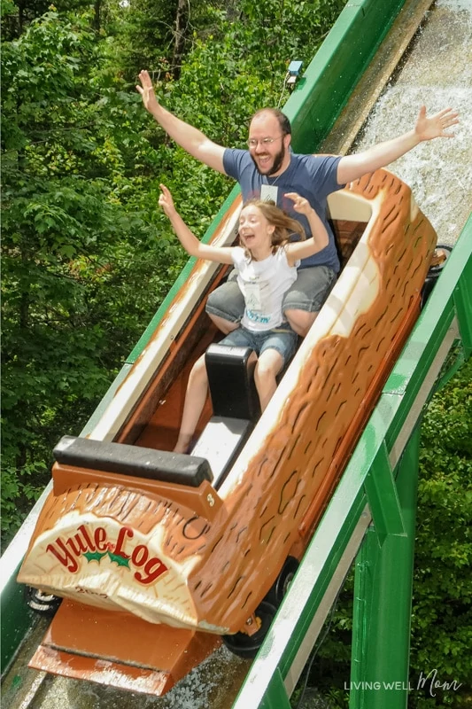 16 Reasons Why You Need to Take Your Family to Santa's Village in Jefferson, NH - from meeting Santa himself to feeding his reindeer, fun roller coasters and an awesome watermark, Santa's Village is an amazing family attraction the whole family will love!