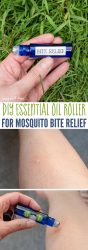 Rouleau d'huiles essentielles DIY pour soulager les piqûres de moustiques