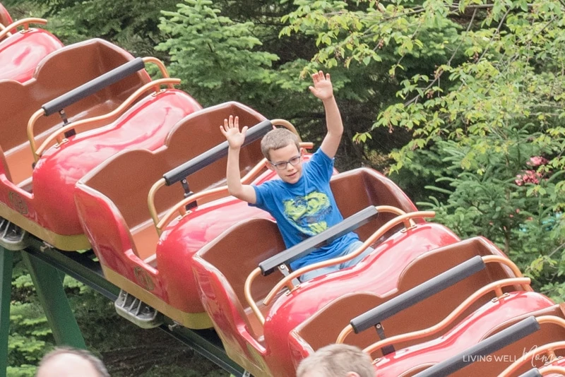 16 Reasons Why You Need to Take Your Family to Santa's Village in Jefferson, NH - from meeting Santa himself to feeding his reindeer, fun roller coasters and an awesome watermark, Santa's Village is an amazing family attraction the whole family will love!